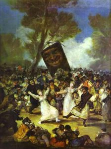 El entierro de la sardina, Francisco Goya